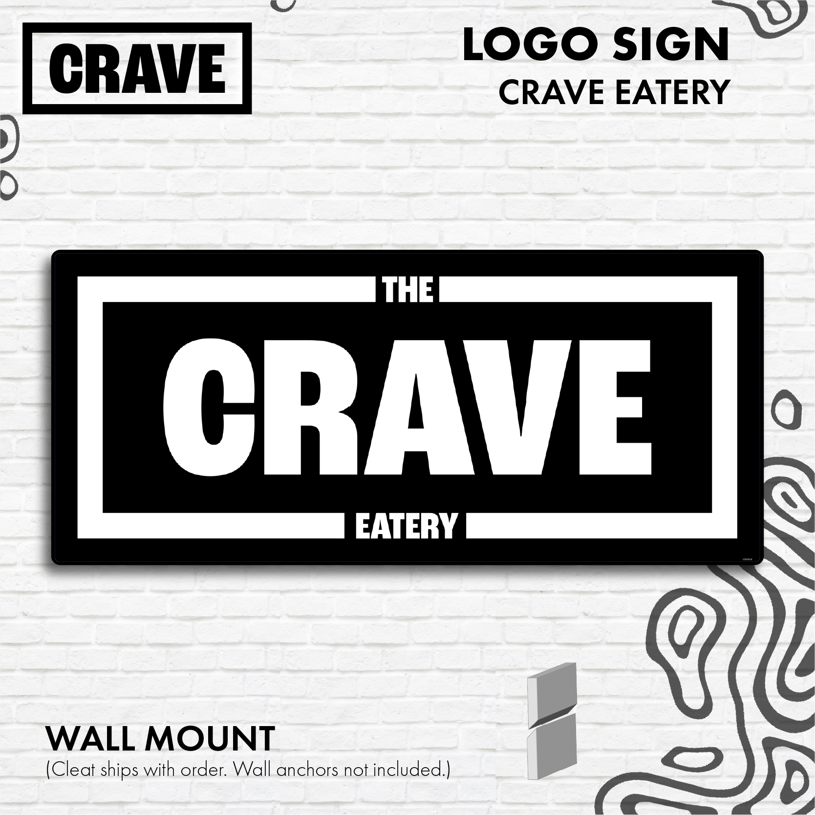 Logo Sign - Wall Mount - Eatery